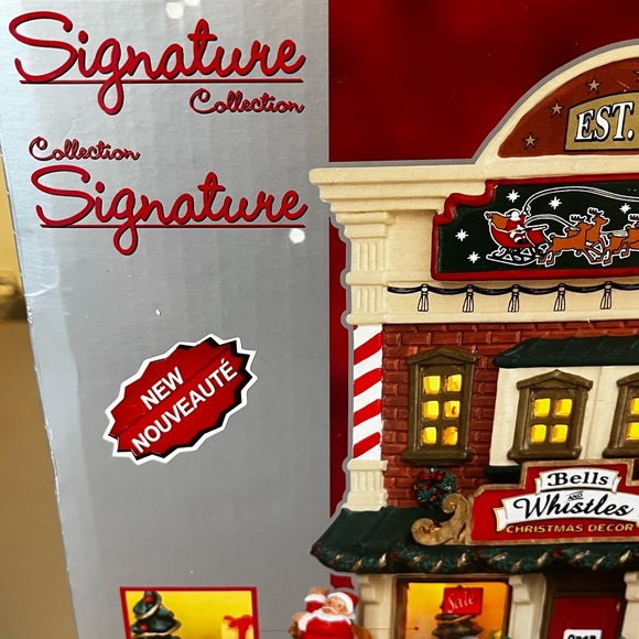 Lemax Signature Collection Bells & Whistles Cloches Et Sifflets 2015 Michaels Ex - Picture 9 of 11